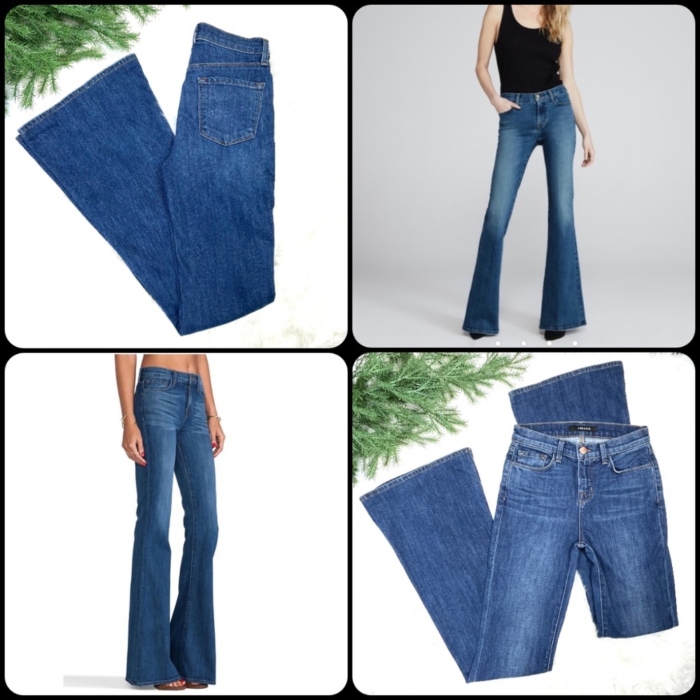 🚫SOLD! DO NOT BUY👖|•J BRAND•| Valentina Flare Bottom Jeans in Sail 👖 - Picture 1 of 16